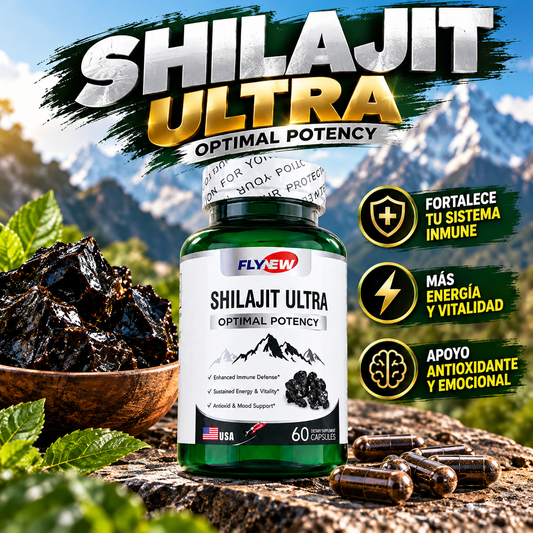 ShilajitUltra™ Suplemento mineral energizante Apoya el rendimiento físico y mental promueve resistencia sostenida sin estimulantes artificiales.