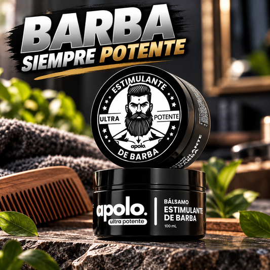 Apolo™ Ultra Potente – Bálsamo Estimulante de Barba