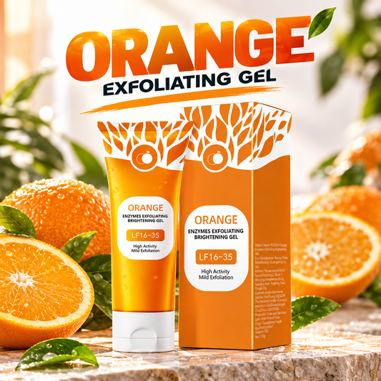 Exfoliante Orange™ Gel exfoliante unifica tono de rostro y cuerpo,  mejora suavidad visible y limpia poros profundamente