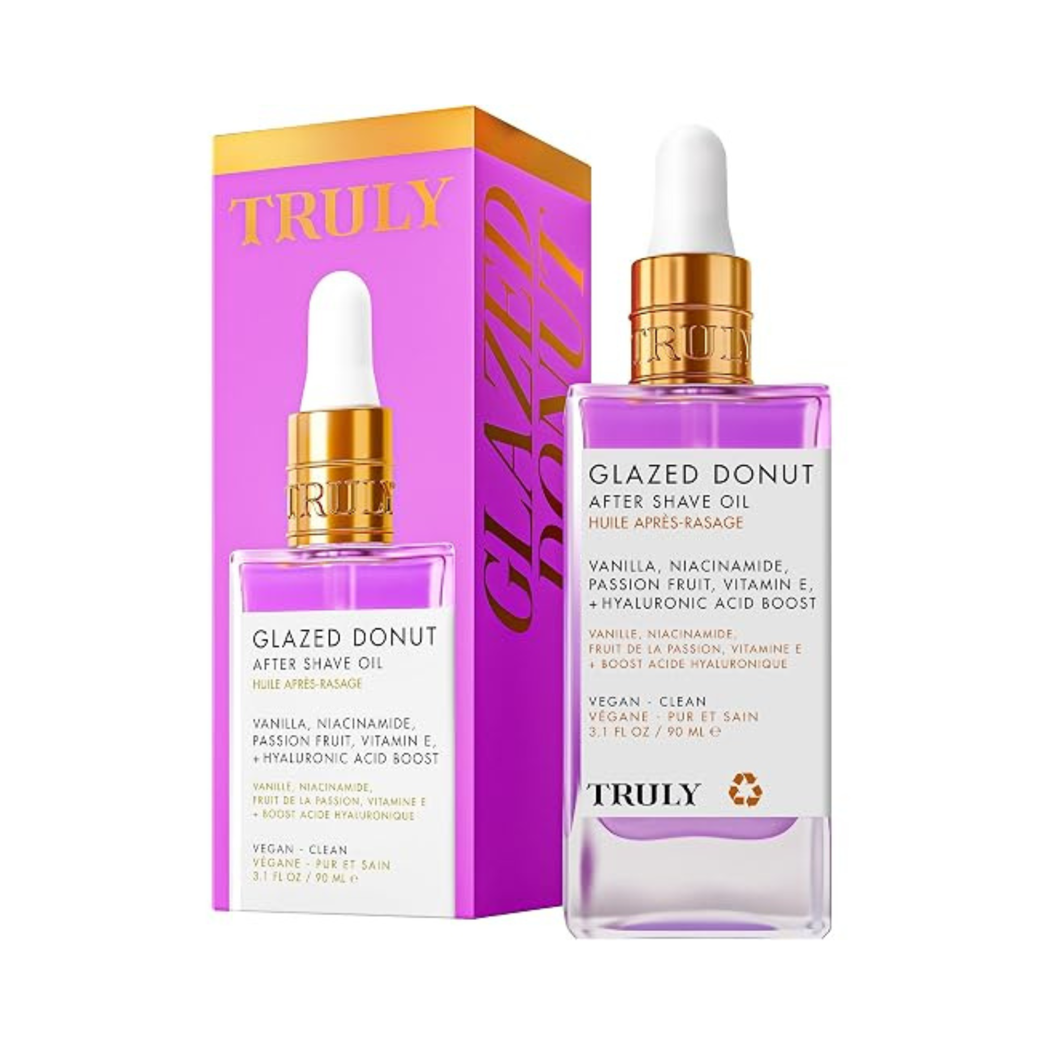 TrulyGlazedDonut™ Aceite restaurador íntimo y corporal Minimiza molestias post depilación mejora el aspecto de la piel delicada