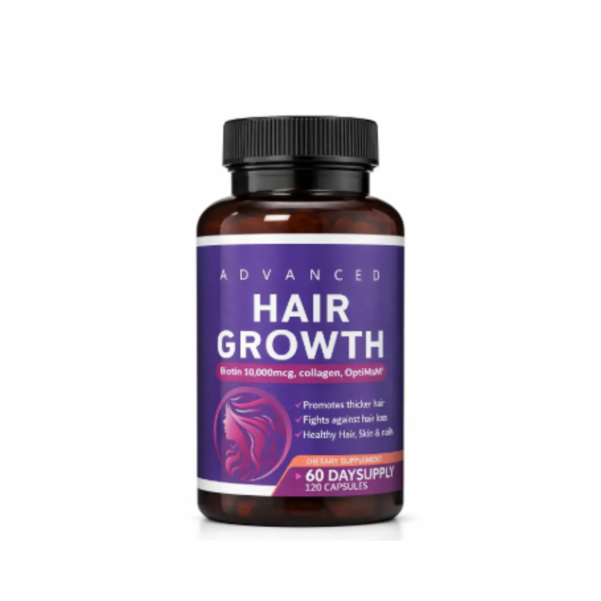 Hair growth™Nutrición celular para detener la caída y fortalecer la raíz desde el interior