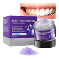 Teeth Restoration™Polvo blanqueador dental reduce la apariencia de manchas para una sonrisa más brillante con acción suave para esmalte y encías.