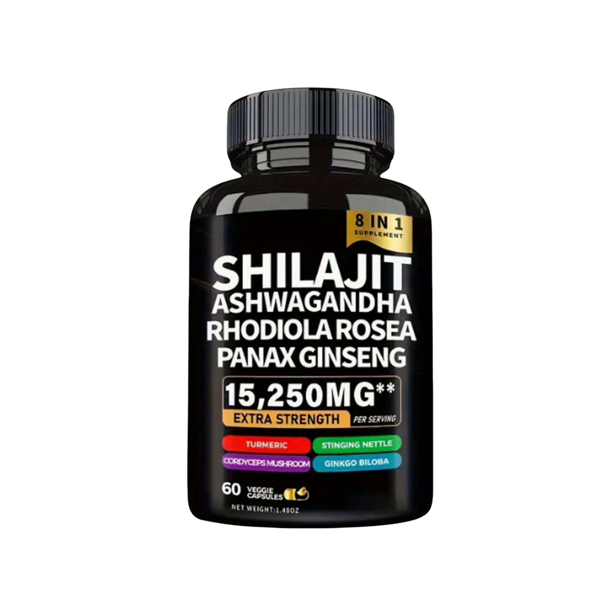 Shilajit 8-in-1™ Energía intensa y vitalidad que despiertan tu fuerza y libido natural